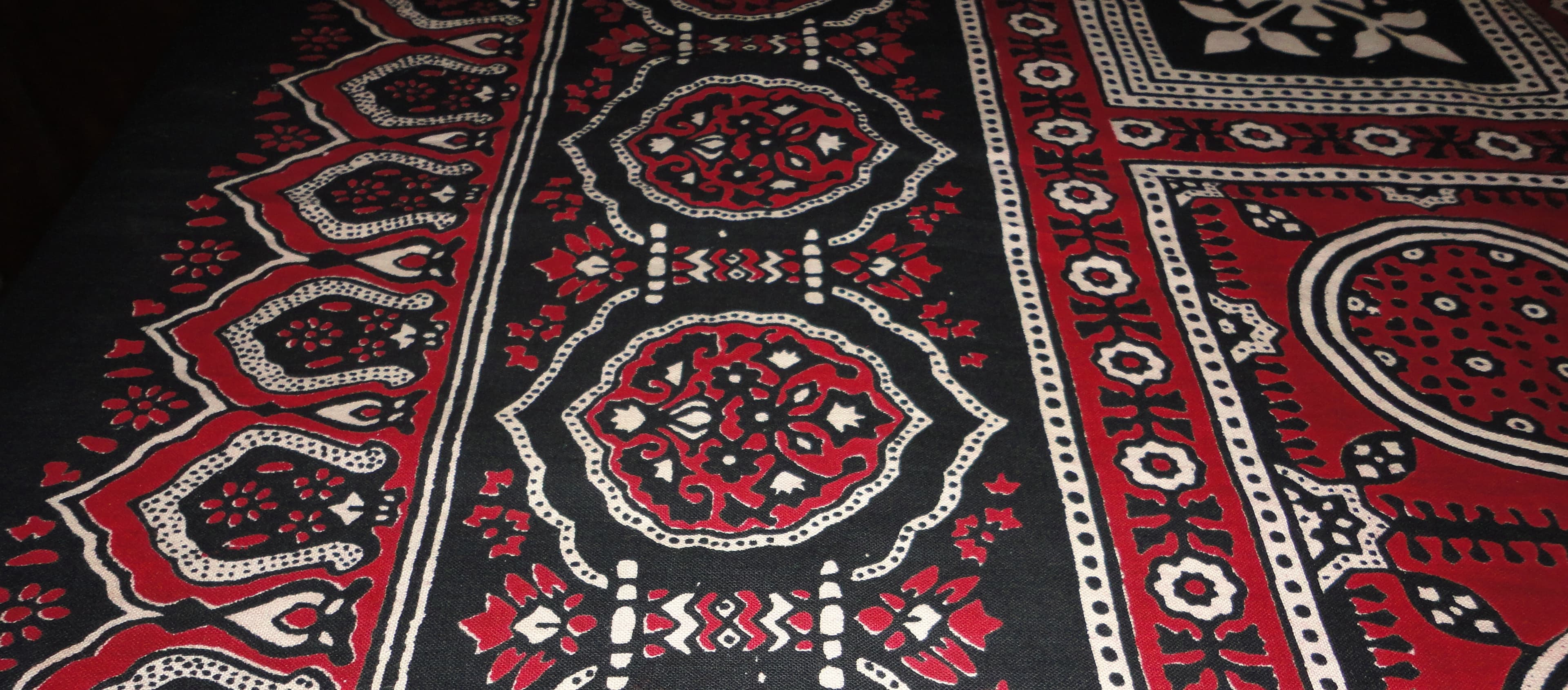 Ajrakh Block Print