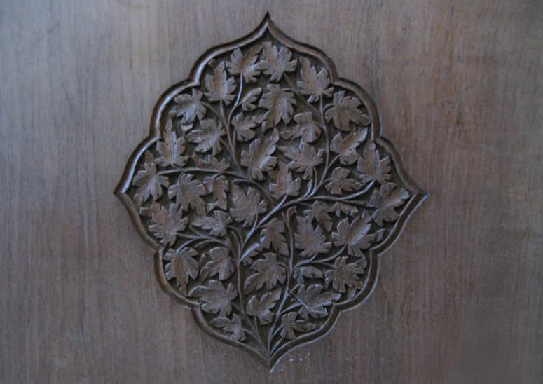 Kashmir Walnut Wood Carving